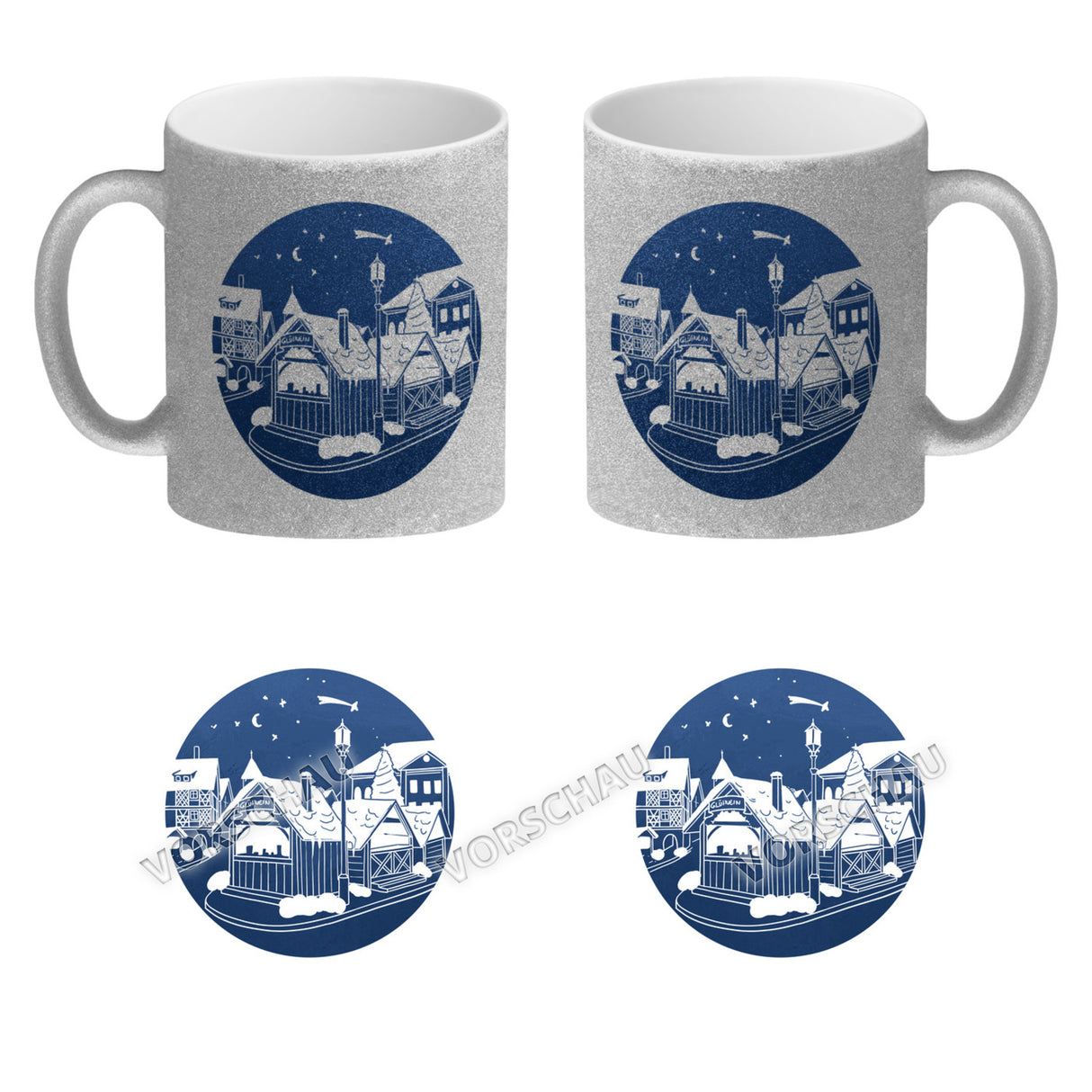 Glühweinstand Weihnachtsmarkt Variante 1 Kaffeebecher