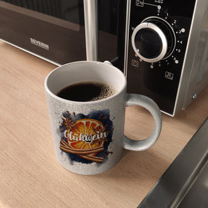 Glühweintasse mit Glühweinzutaten Kaffeebecher