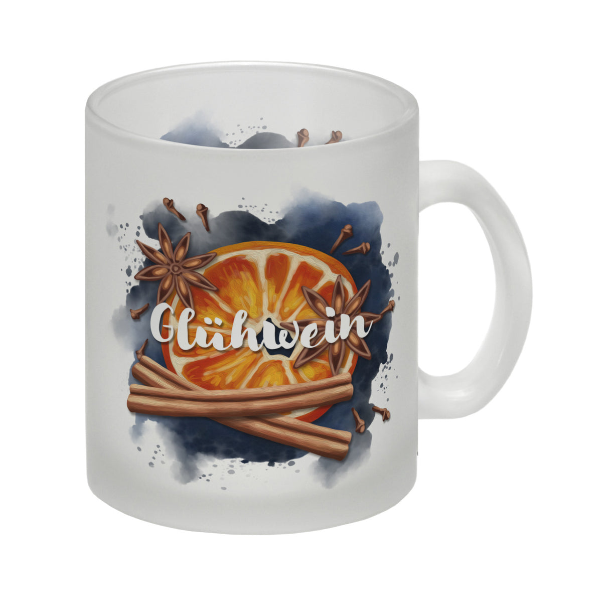 Glühweintasse mit Glühweinzutaten Kaffeebecher
