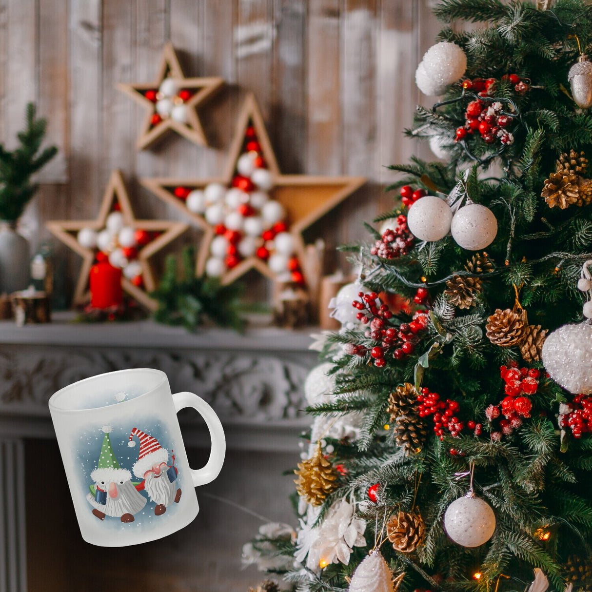 Betrunkene Wichtel Weihnachten Kaffeebecher