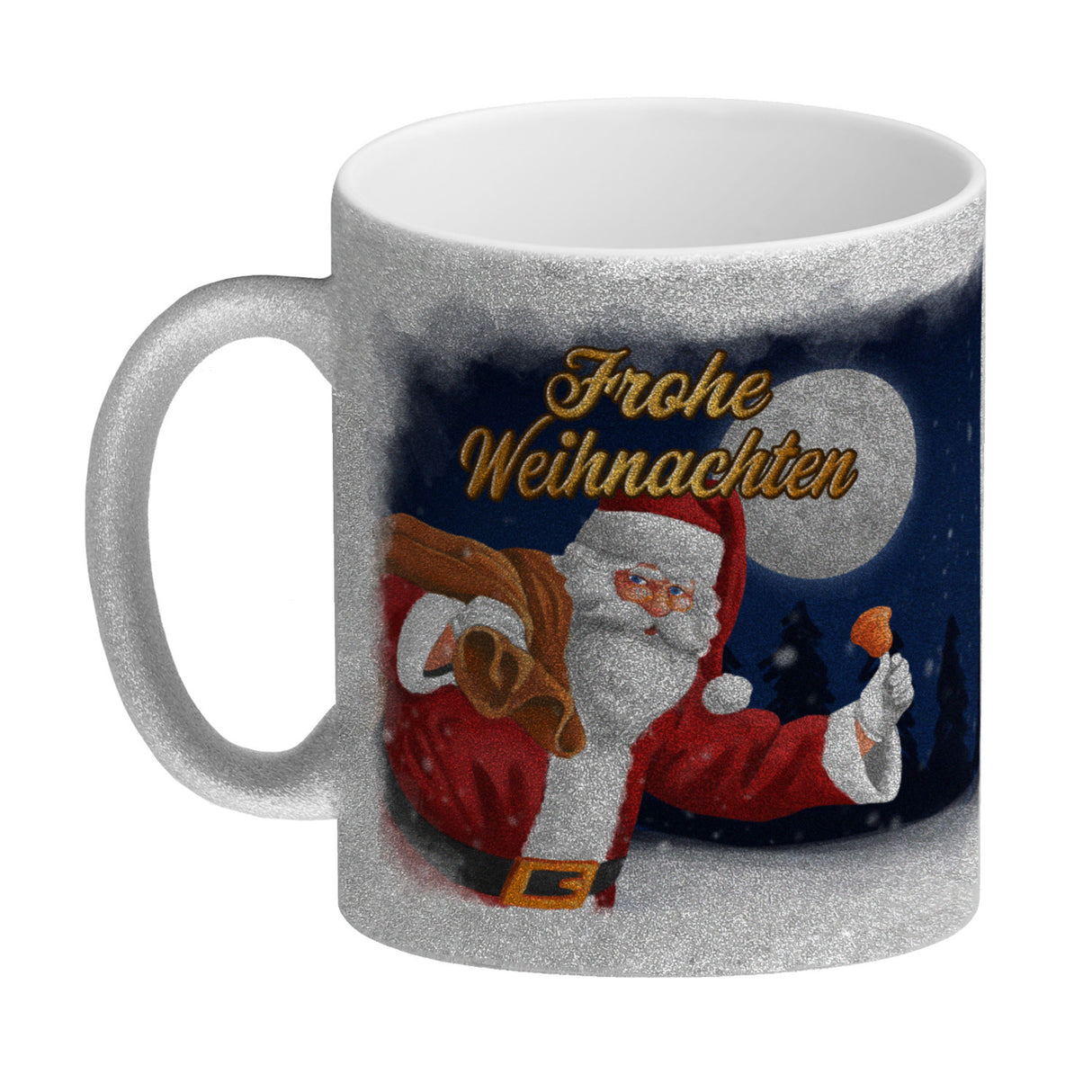 Frohe Weihnachten mit Weihnachtsmann Kaffeebecher