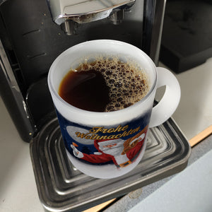 Frohe Weihnachten mit Weihnachtsmann Kaffeebecher