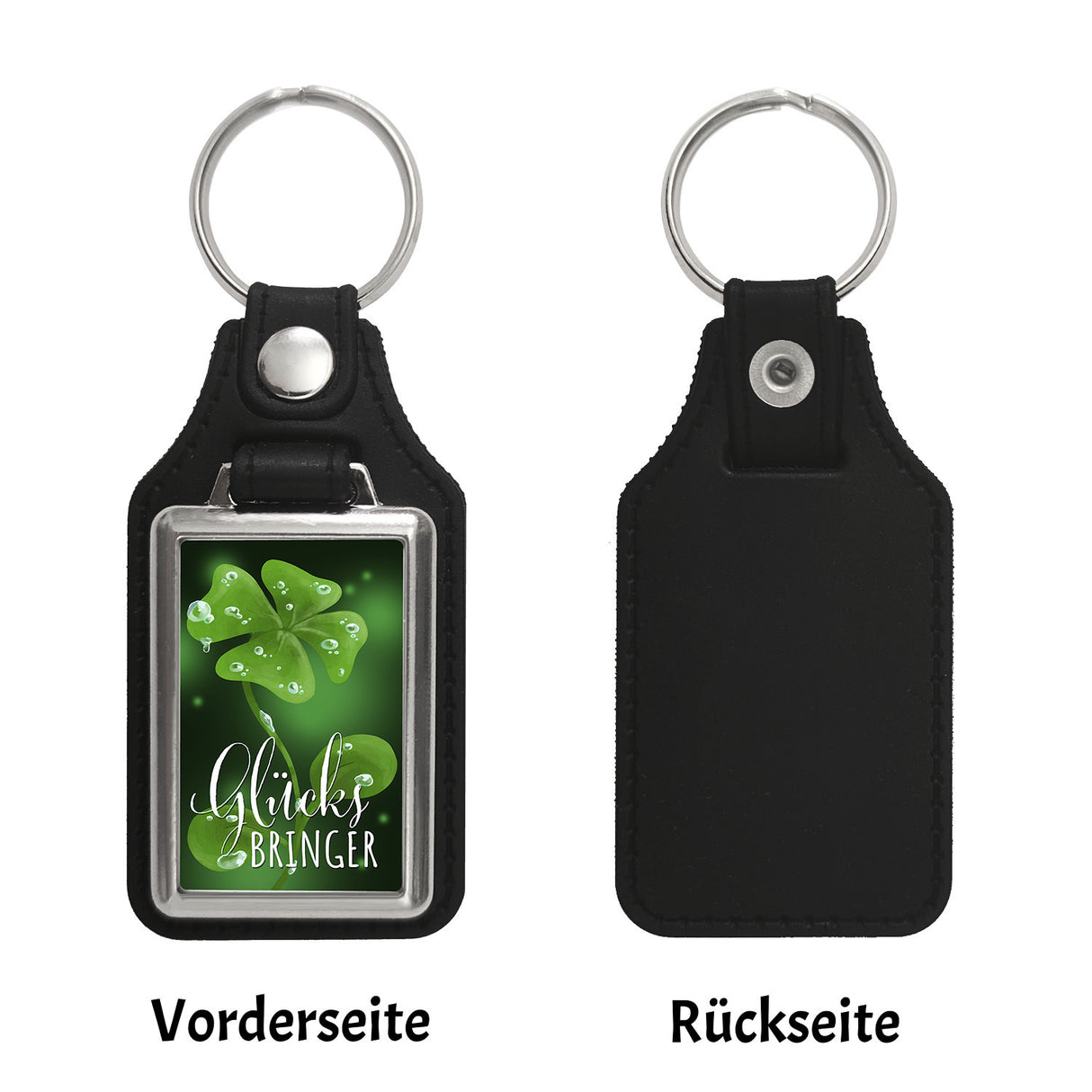 Kleeblatt Glücksbringer Schlüsselanhänger
