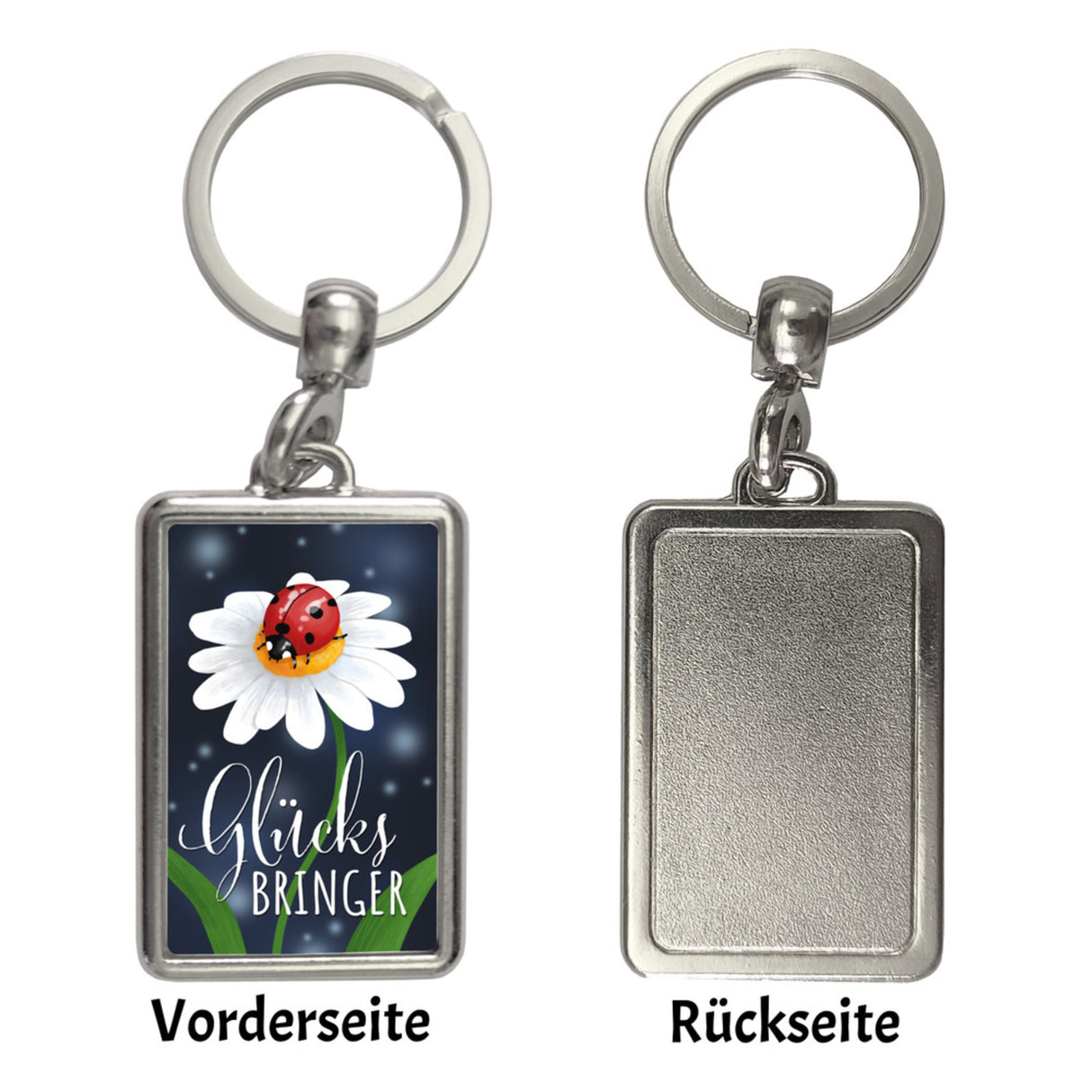 Kleeblatt Glücksbringer Schlüsselanhänger