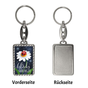 Kleeblatt Glücksbringer Schlüsselanhänger