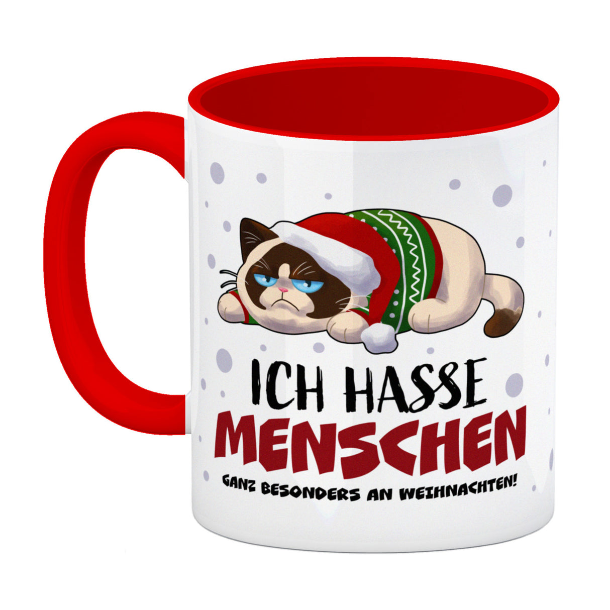 Ich hasse Menschen – ganz besonders an Weihnachten Kaffeebecher
