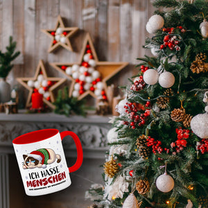 Ich hasse Menschen – ganz besonders an Weihnachten Kaffeebecher