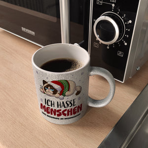 Ich hasse Menschen – ganz besonders an Weihnachten Kaffeebecher