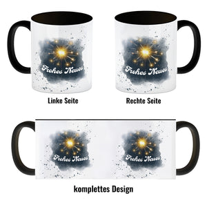 Feuerwerk Frohes Neues Silvester Kaffeebecher