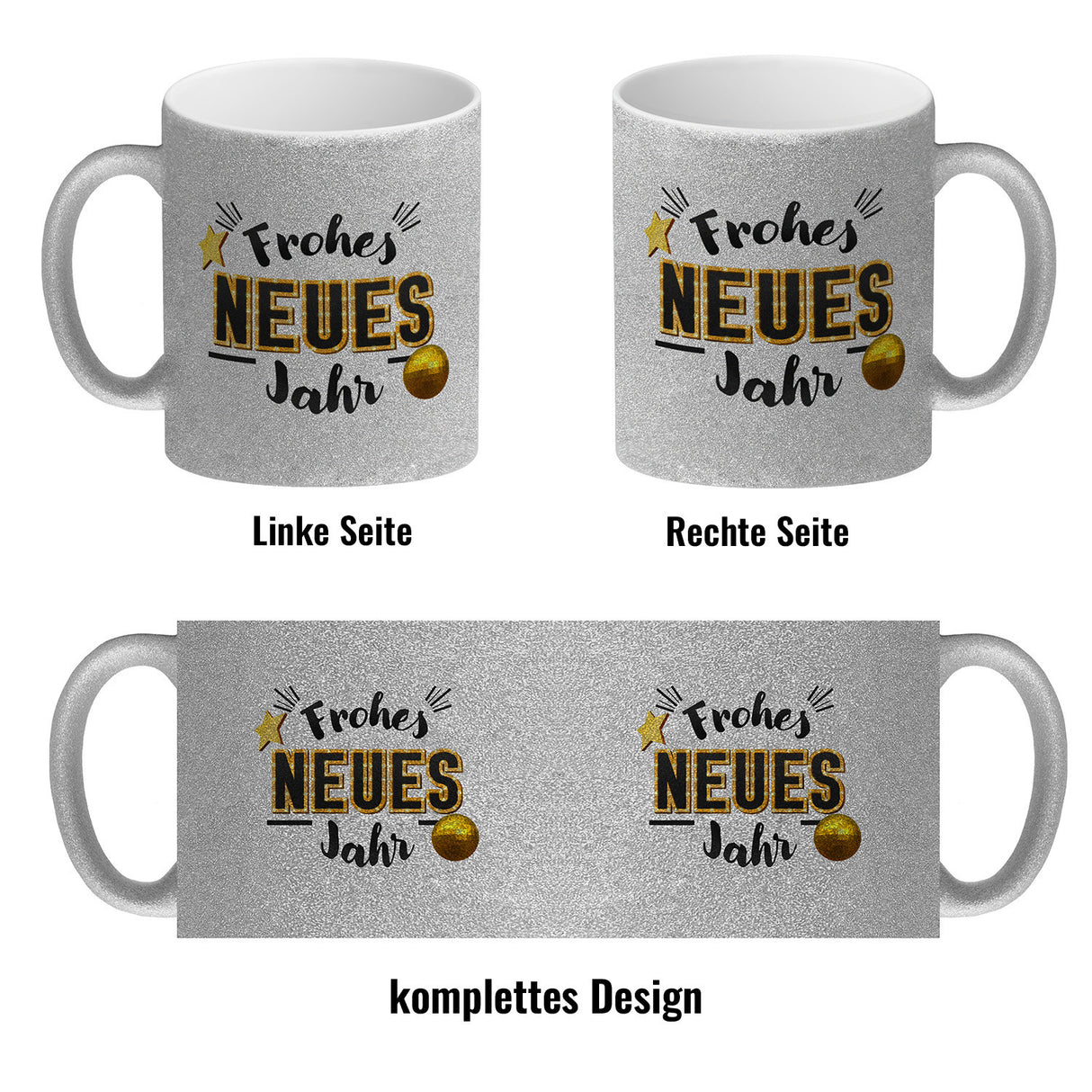 Frohes neues Jahr Kaffeebecher