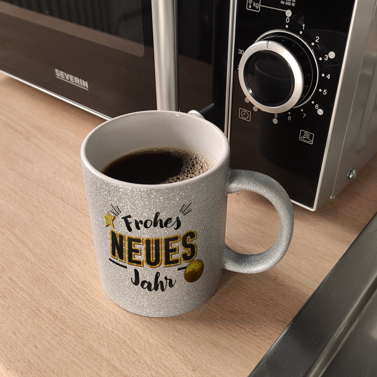 Frohes neues Jahr Kaffeebecher