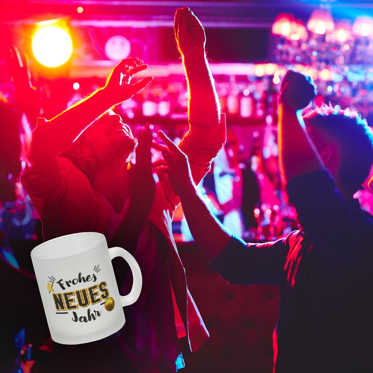 Frohes neues Jahr Kaffeebecher