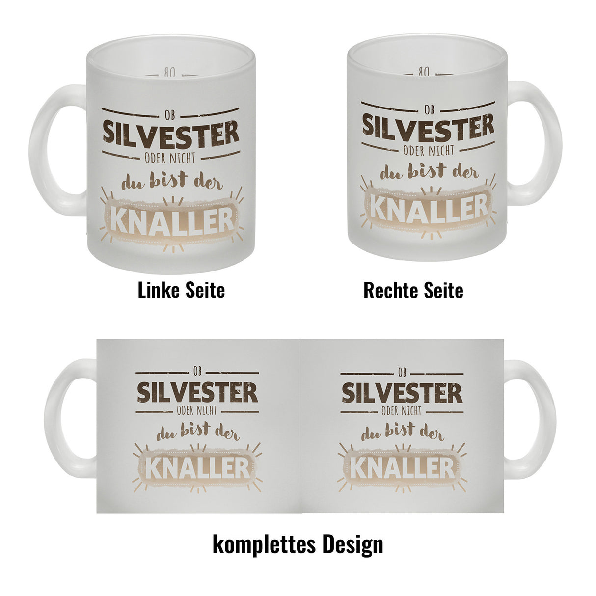 Ob Silvester oder nicht du bist der Knaller Kaffeebecher