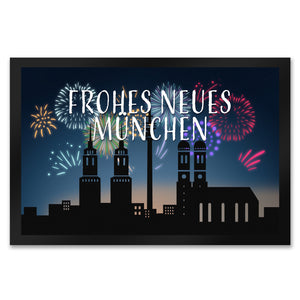 Frohes Neues München Fußmatte