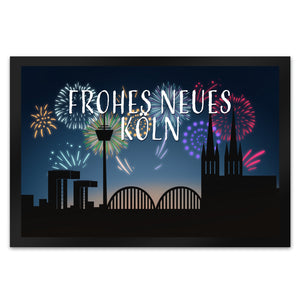 Frohes Neues Köln Fußmatte in 35x50 cm