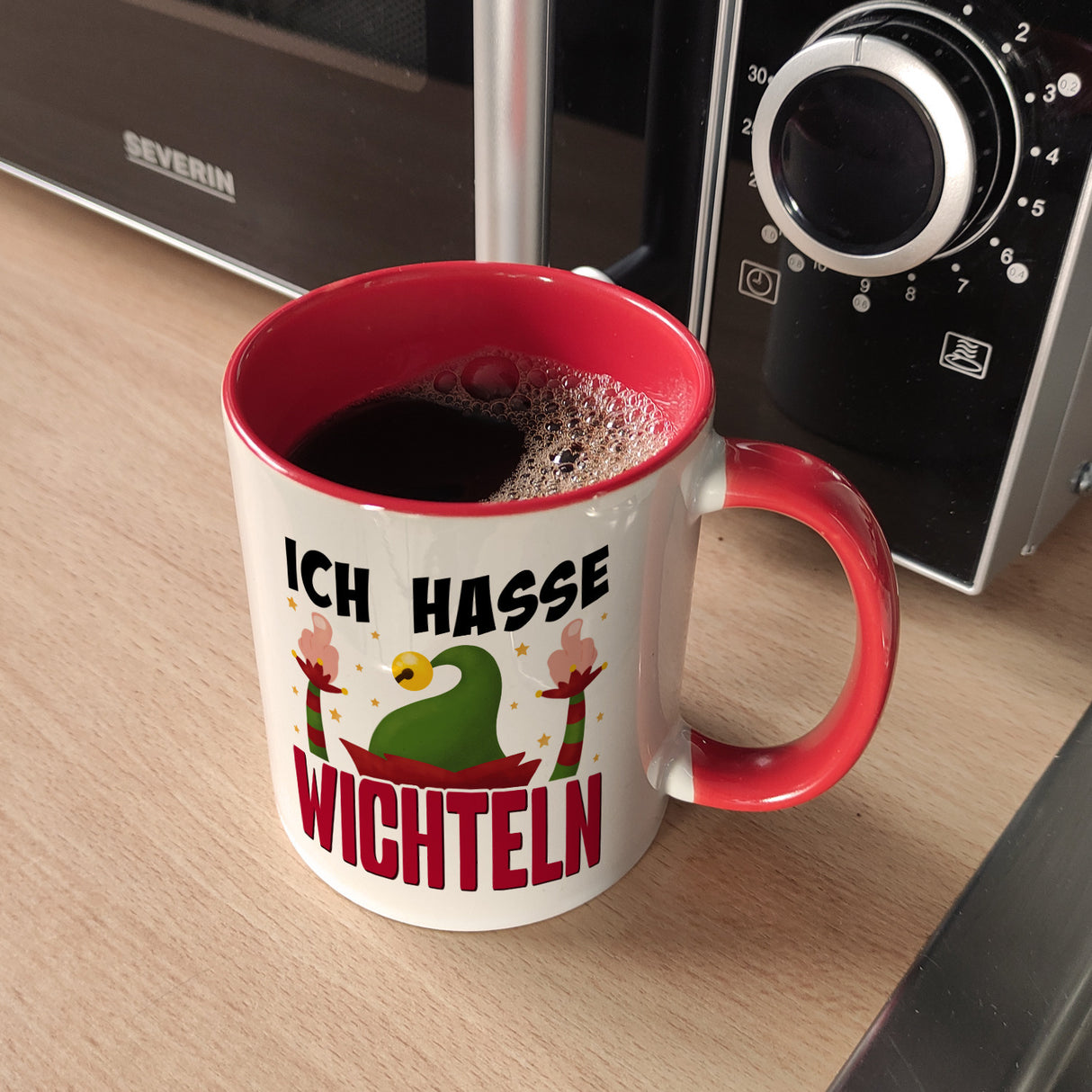 Ich hasse Wichteln Kaffeebecher