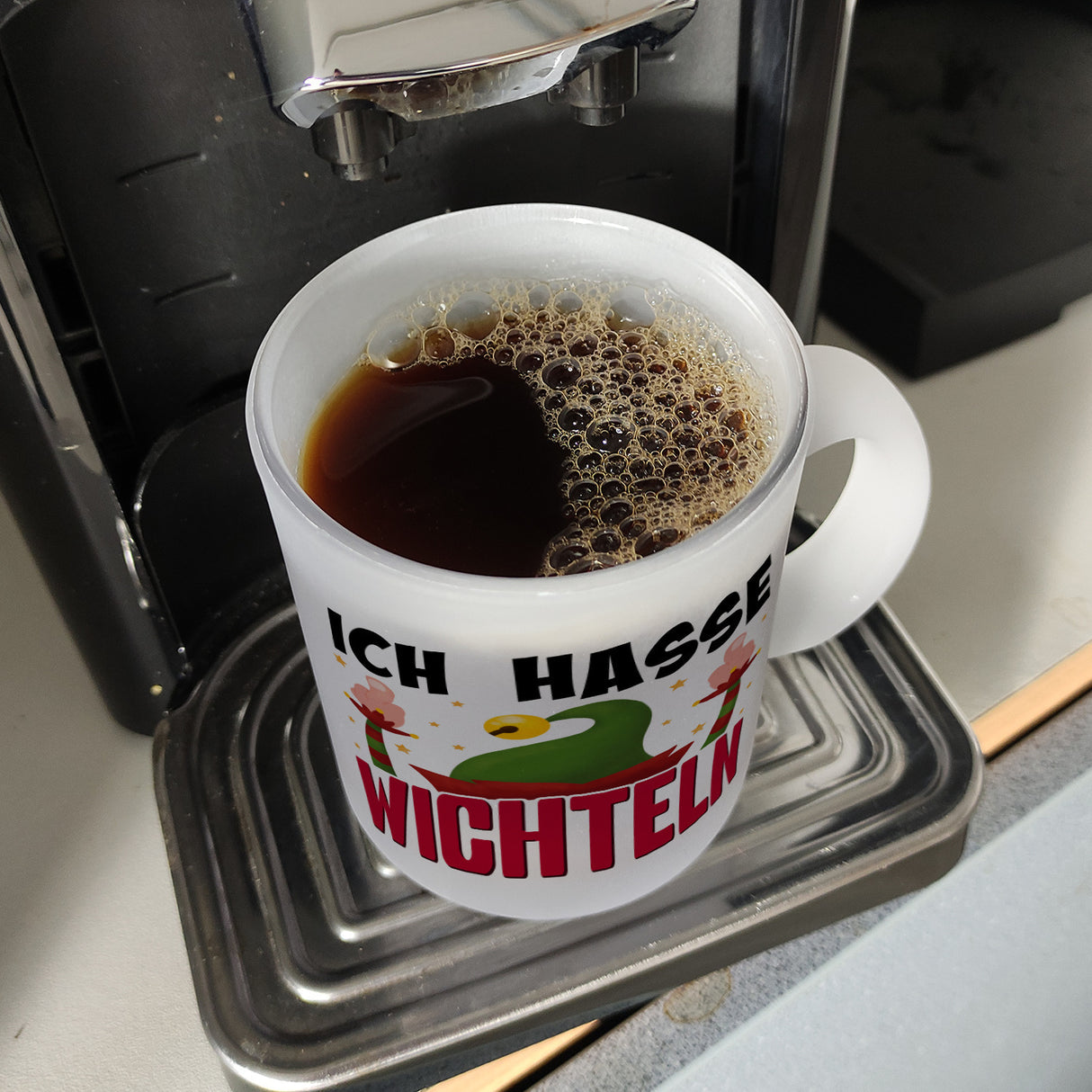Ich hasse Wichteln Kaffeebecher