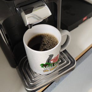 Viel Glück im neuen Jahr Kaffeebecher mit Glücksbringern