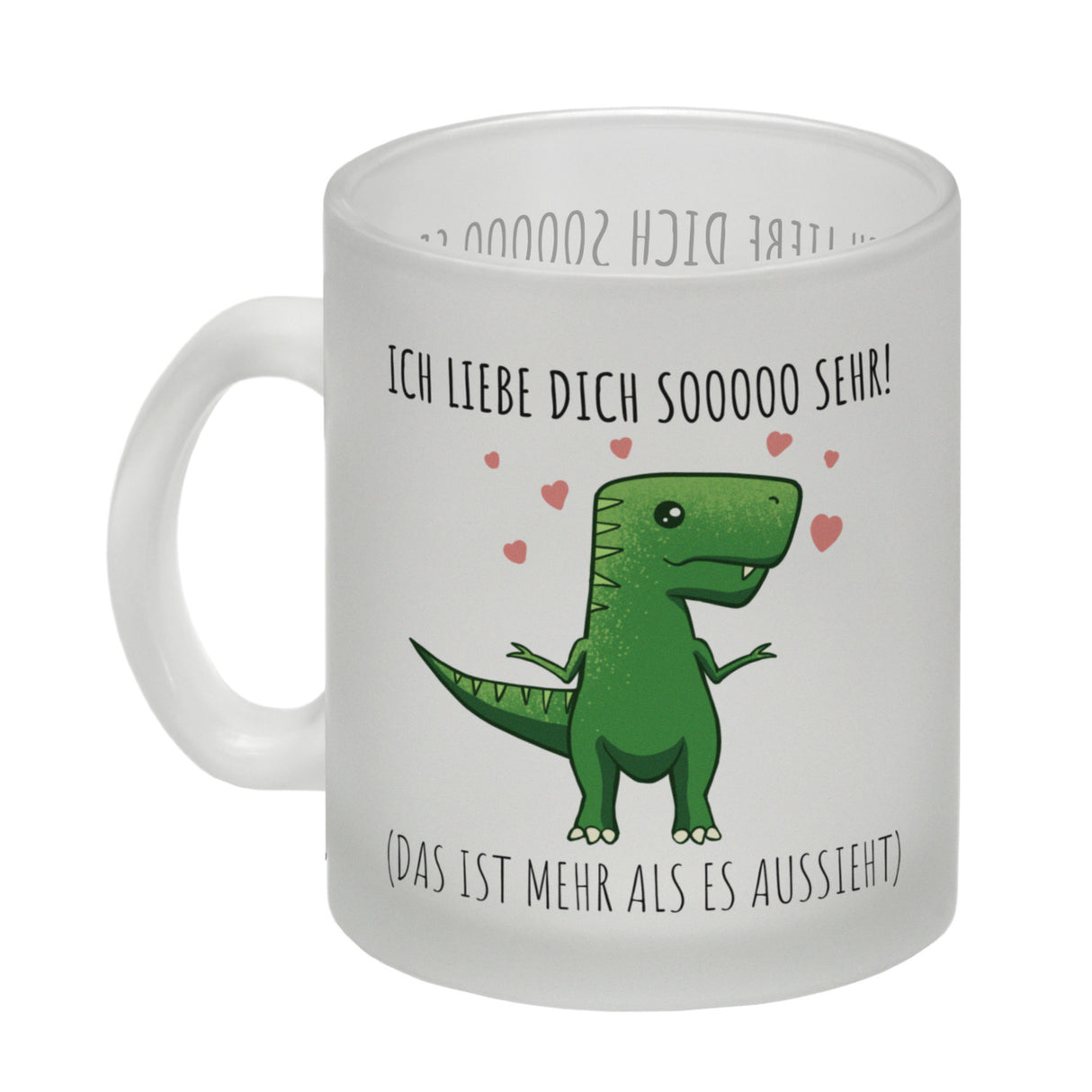 Ich liebe dich sooo sehr! T-Rex Dinosaurier Kaffeebecher
