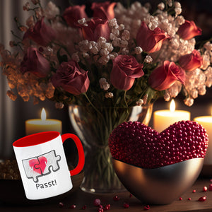 Du & Ich Passt Puzzleteile Kaffeebecher
