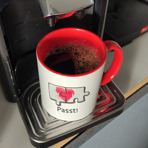 Du & Ich Passt Puzzleteile Kaffeebecher
