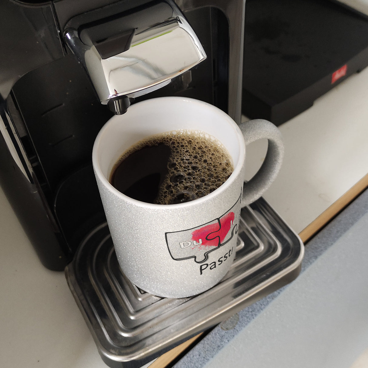 Du & Ich Passt Puzzleteile Kaffeebecher