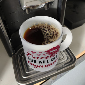 Danke für all die Orgasmen Kaffeebecher