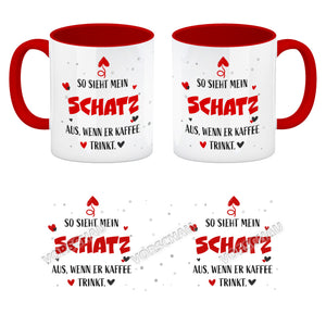 So sieht mein Traummann aus wenn er Kaffee trinkt Kaffeebecher