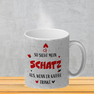 So sieht mein Traummann aus wenn er Kaffee trinkt Kaffeebecher