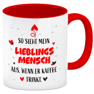 So sieht mein Traummann aus wenn er Kaffee trinkt Kaffeebecher