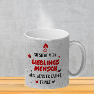 So sieht mein Traummann aus wenn er Kaffee trinkt Kaffeebecher
