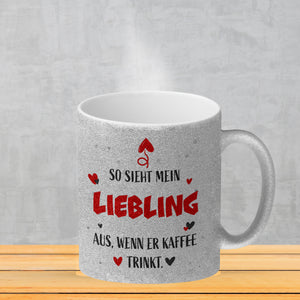 So sieht mein Traummann aus wenn er Kaffee trinkt Kaffeebecher