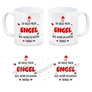 So sieht mein Traummann aus wenn er Kaffee trinkt Kaffeebecher