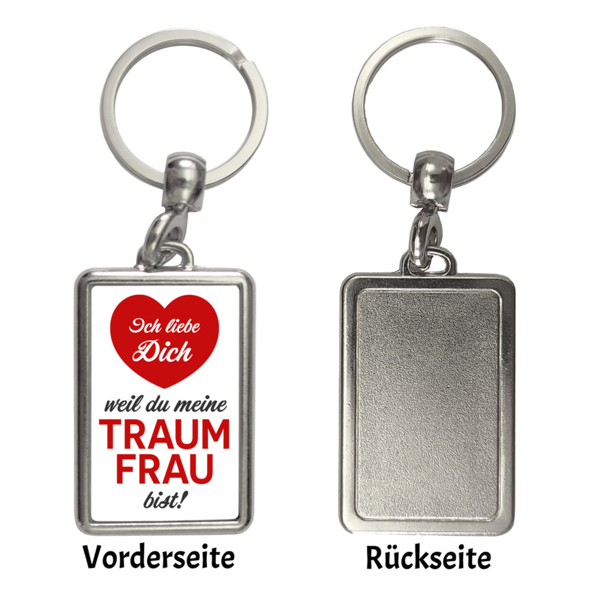 Ich liebe dich weil du mein Traummann bist Schlüsselanhänger