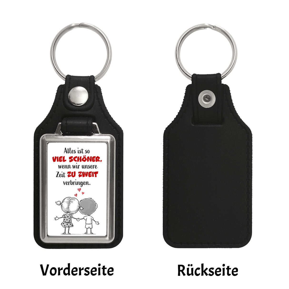 Alles ist so viel schöner zu zweit Schlüsselanhänger