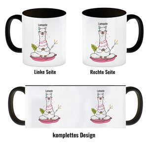 Lamaste Lama-Kaffeebecher mit Alpaka-Motiv