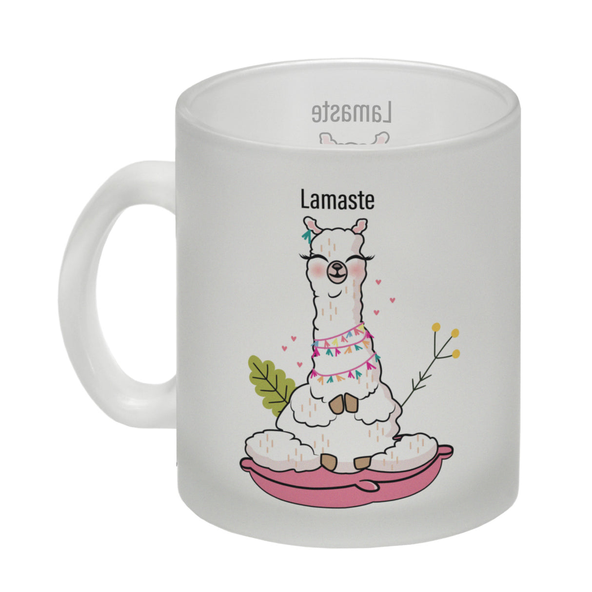 Lamaste Lama-Kaffeebecher mit Alpaka-Motiv