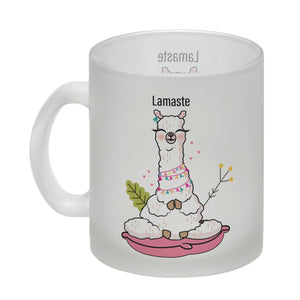 Lamaste Lama-Kaffeebecher mit Alpaka-Motiv