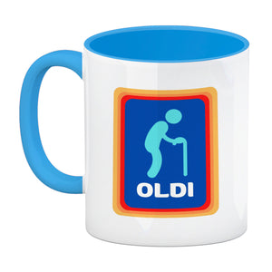 Oldi Discounter Kaffeebecher für Papa