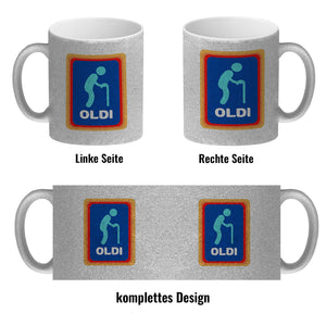 Oldi Discounter Kaffeebecher für Papa