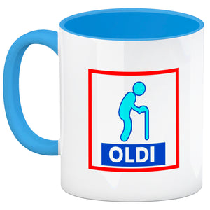 Oldi Discounter Kaffeebecher für Papa