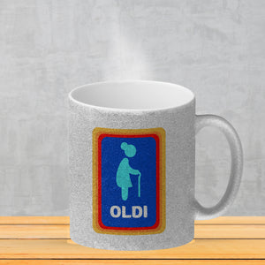 Oldi Discounter Kaffeebecher für Papa
