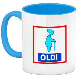 Oldi Discounter Kaffeebecher für Papa