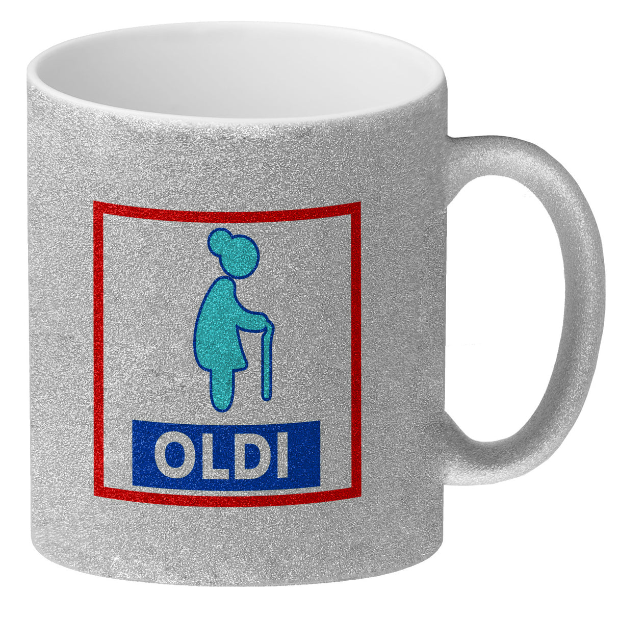 Oldi Discounter Kaffeebecher für Papa