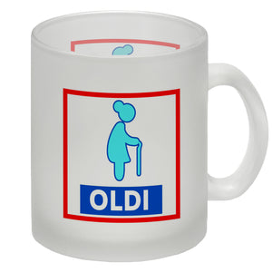 Oldi Discounter Kaffeebecher für Papa