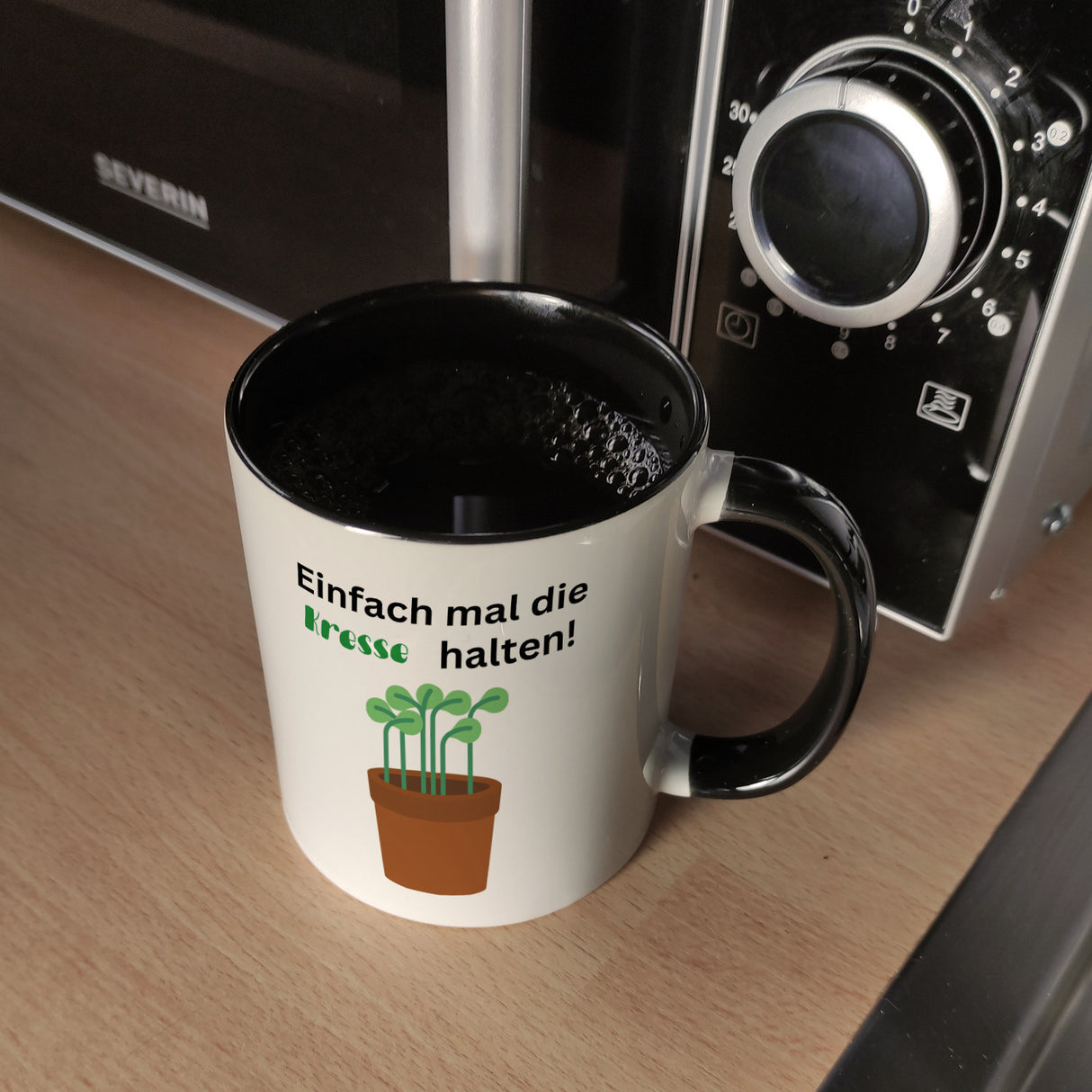 Einfach mal die Kresse halten Kaffeebecher