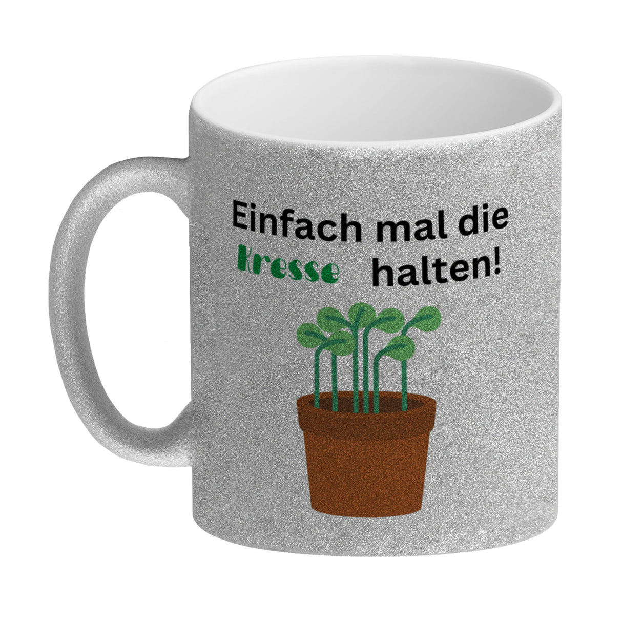 Einfach mal die Kresse halten Kaffeebecher