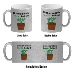 Einfach mal die Kresse halten Kaffeebecher