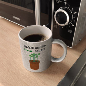 Einfach mal die Kresse halten Kaffeebecher