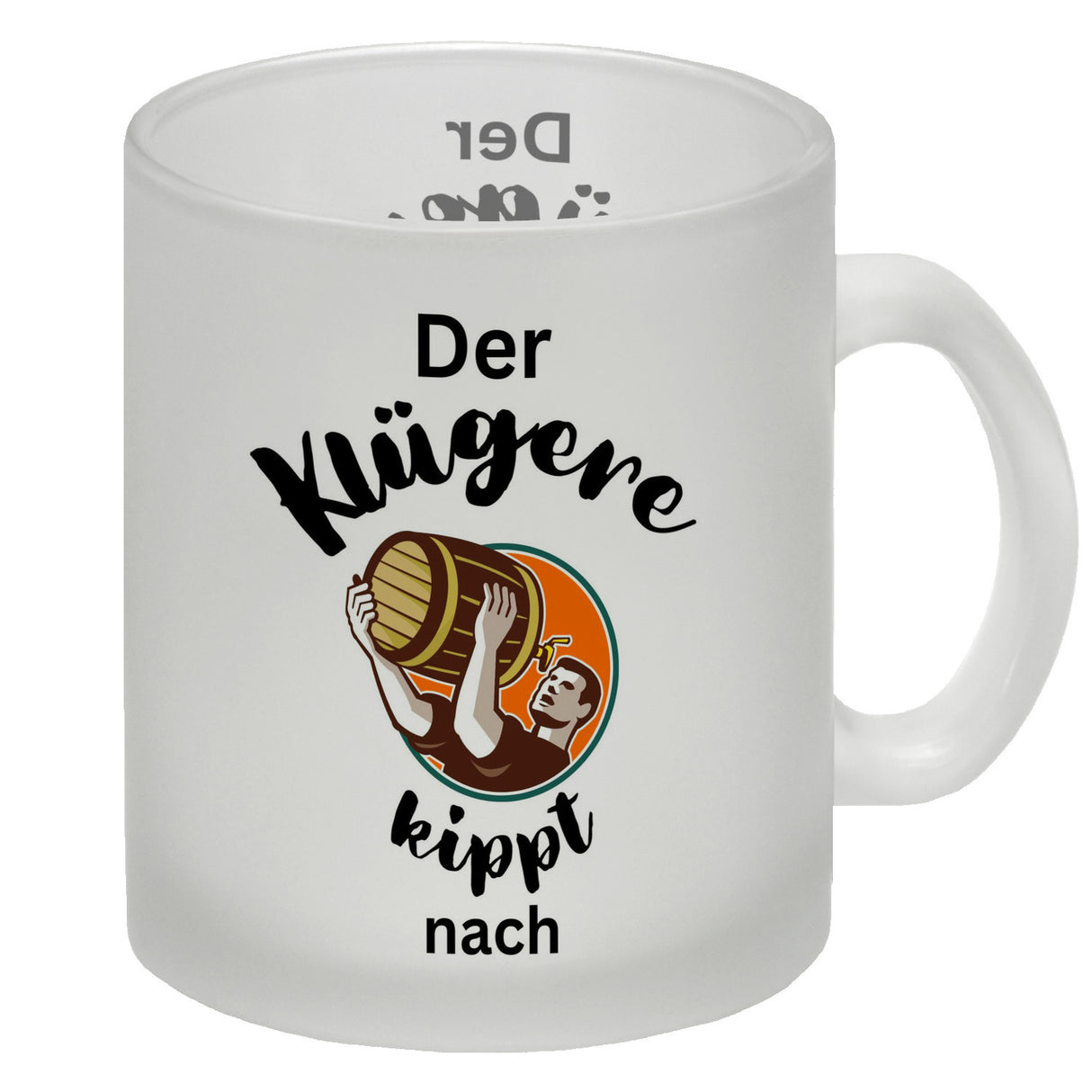 Der Klügere kippt Kaffee nach Kaffeebecher